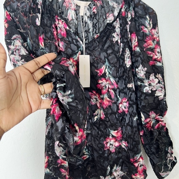 Rebecca Taylor Noha Floral Top - Picture 3 of 6